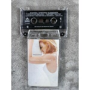 Vintage Madonna Cassette Something To Remember 1995 Pop Compilation Maverick